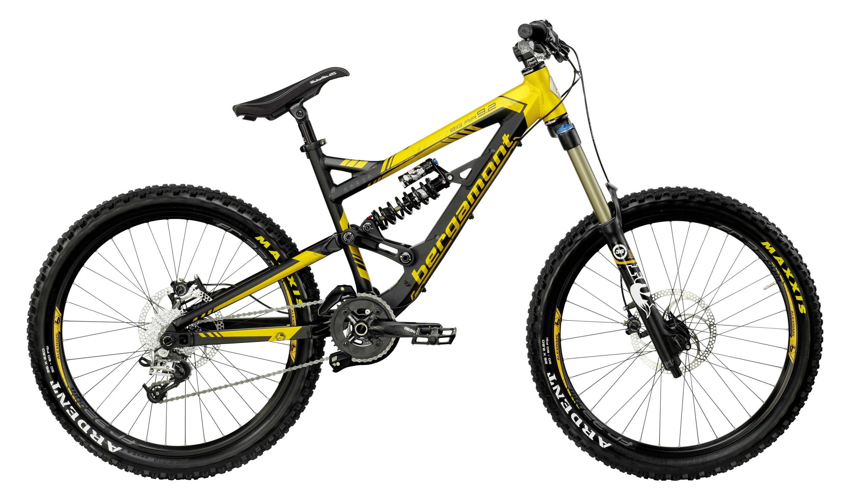 Bergamont Big Air 9.2 Freeride MTB Fahrrad schwarz/gelb