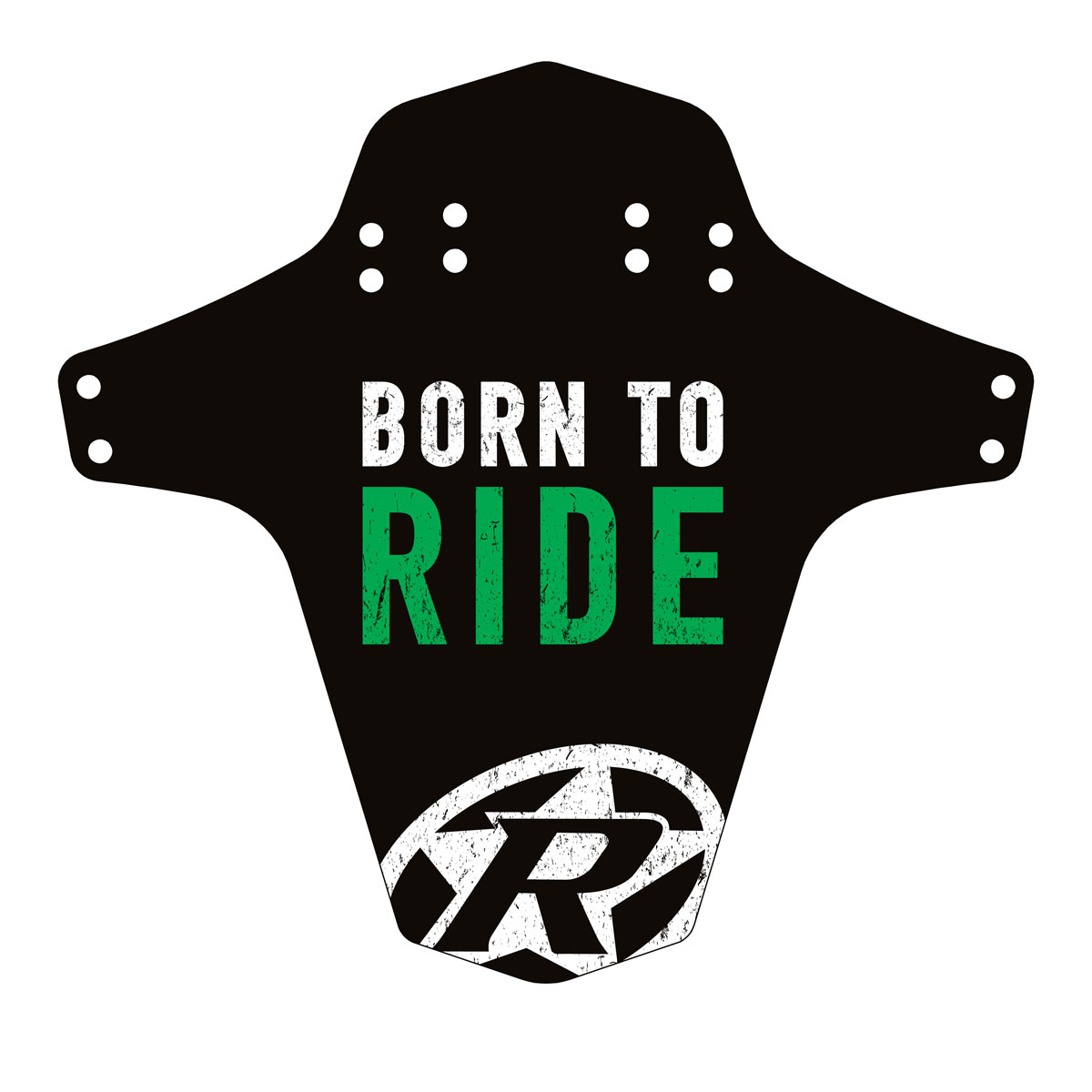 fluo vert Reverse Mudguard protection tôle born to ride